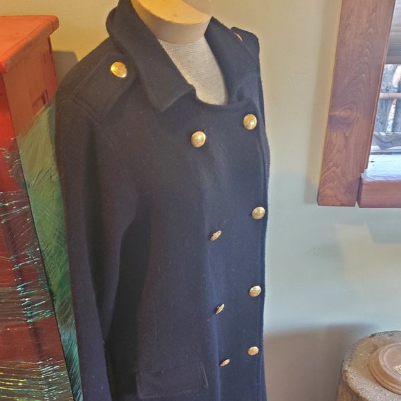 Chaps (Ralph Lauren)military, sweater coat - Picture 3 of 8